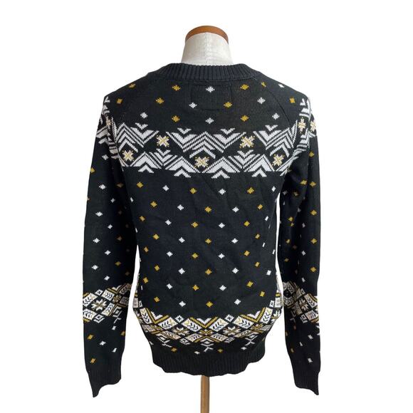 Missouri Tigers Campus Specialties Sweater Medium Christmas Black Gold White M - Picture 3 of 9